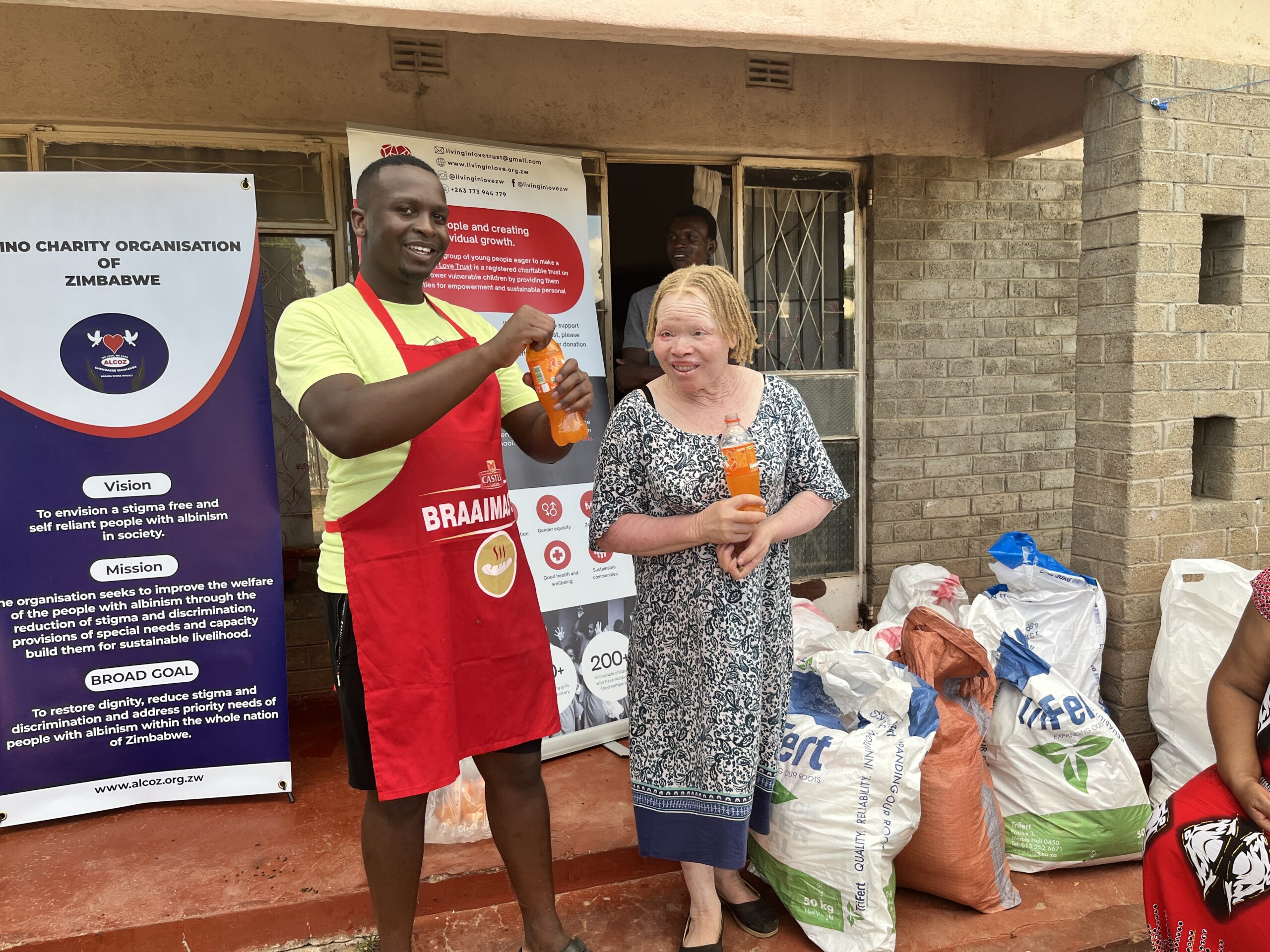 A Day of Gratitude with the Albino Charity Organization of Zimbabwe